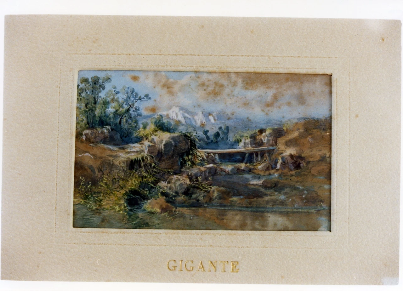 Veduta di Capri da Massalubrense - Museo Nazionale di san Martino, Napoli